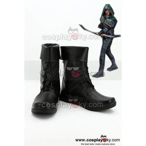 Green Arrow Cosplay Boots Shoes Custom Made
