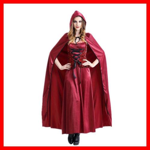 Halloween Costumes Little Red Riding Hood Long Dress Costume Queenhood