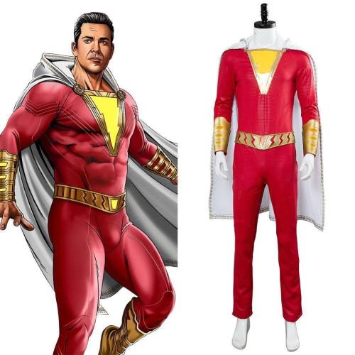 Movie Shazam Billy Batson Outfit Cosplay Costume
