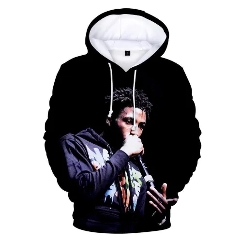 Blueface Unisex Hoodie 3D Printed Hooded Pullover Sweatshirt