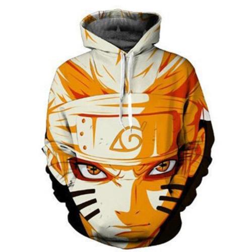 Naruto Hoodie Coat Sweatshirts Kakashi Akatsuki Sasuke O'Brien 3D Hoodies Pullovers