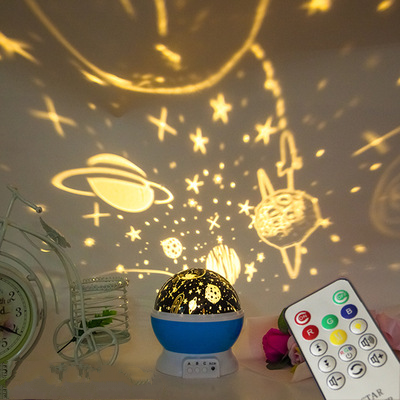 Led Music Rotating Star Projector Baby Night Sleep Light Toy Gift