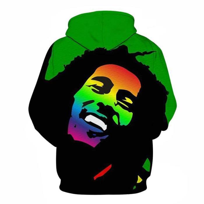 Bob Marley 3D - Sweatshirt, Hoodie, Pullover