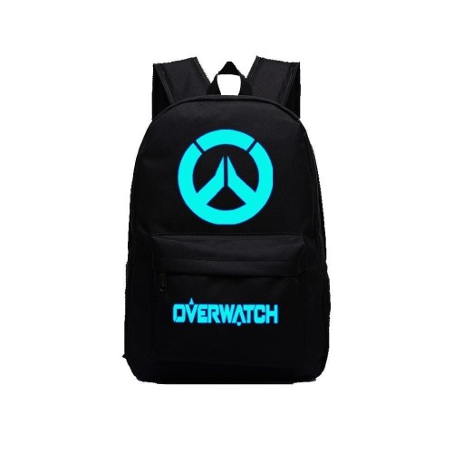 Game Overwatch 17  Canvas Luminous Bag Backpack