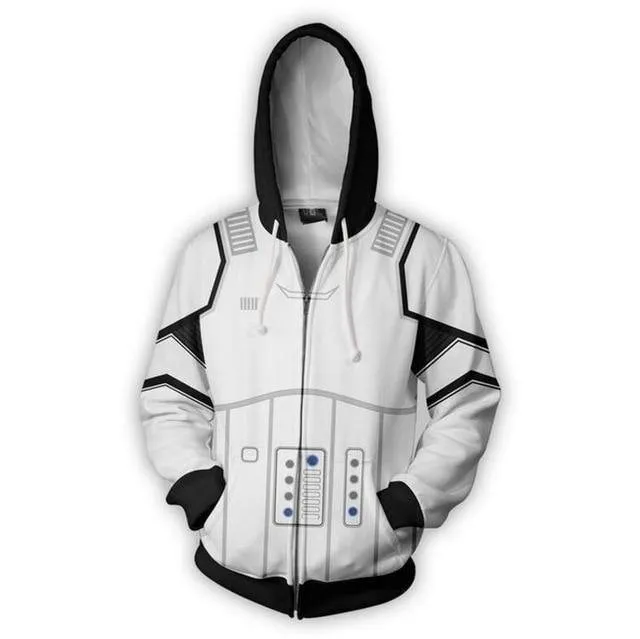 Star Wars Imperial Stormtrooper Darth Vader Hoodies Sweatshirt Costume