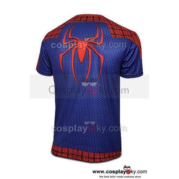 Super Hero Iron Man Spider Man Tee Costume T-Shirt