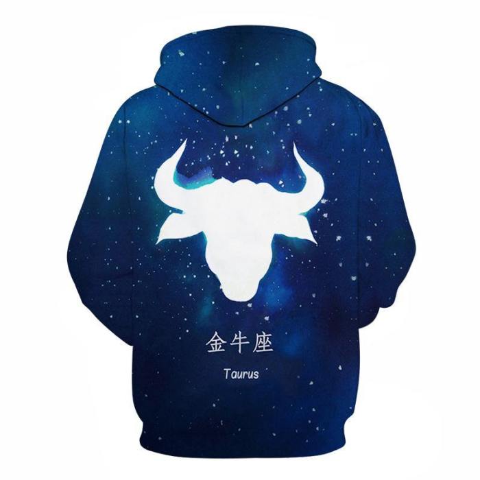 The Blue Taurus- April 21 To May 21 3D Sweatshirt Hoodie Pullover