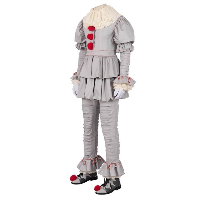 Joker Pennywise Costume Scary Halloween Cosplay It Chapter Two The Clown It Outfit Custom Made