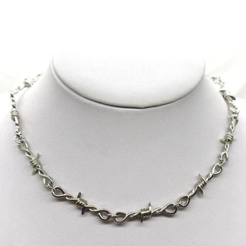 Barbed Wire Style Choker Necklace