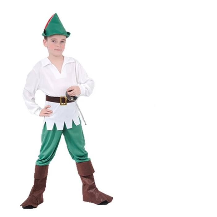 Peter Pan Costumes The Wizard Elf Hunter Dress For Adult Kids Clothing