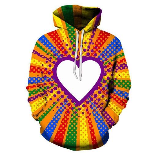 Pride Heart 3D - Sweatshirt, Hoodie, Pullover