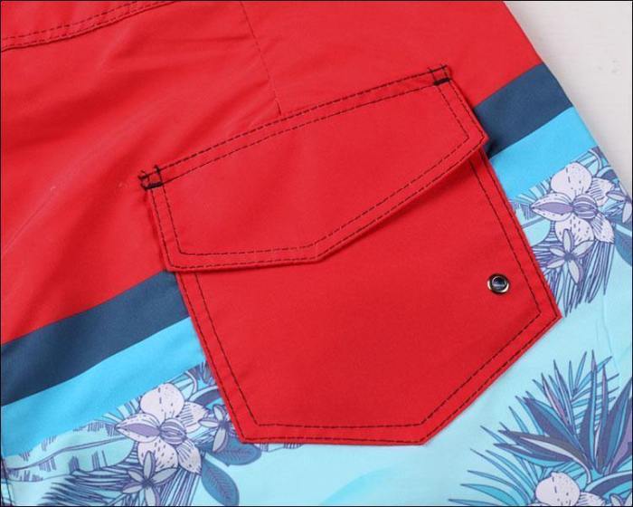 Men'S Beach Board Shorts Floral Pattern Swimming Pants