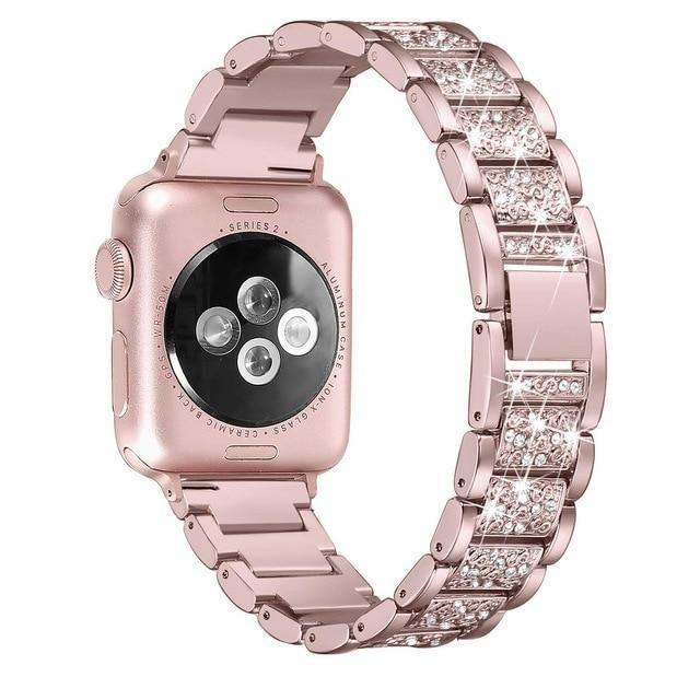 Apple Watch Stainless Diamond Watchband