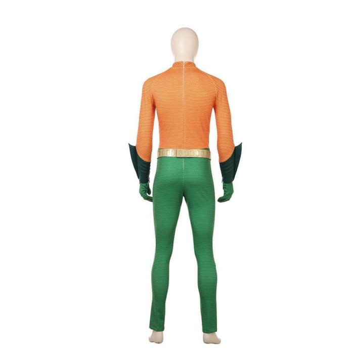 Aquaman Arthur Curry Costume Halloween Party Men Suit