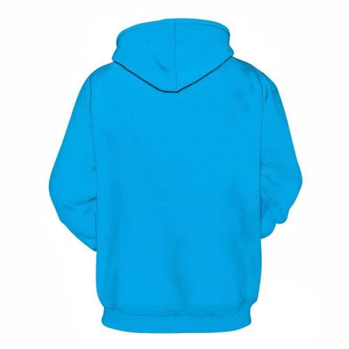Blue Color 3D - Sweatshirt, Hoodie, Pullover