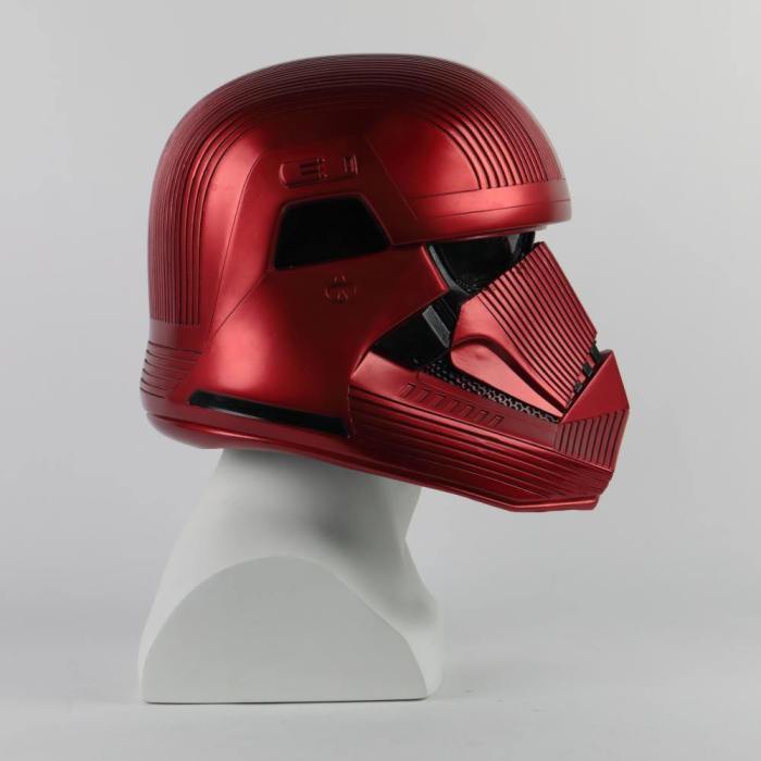 Star Wars 9 The Rise Of Skywalker Sith Trooper Red Helmet Cosplay Halloween Star Wars Helmets Mask Prop