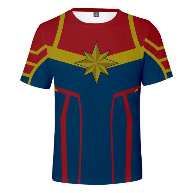 Captain Marvel T-Shirt - Carol Danvers Graphic T-Shirt Csos924
