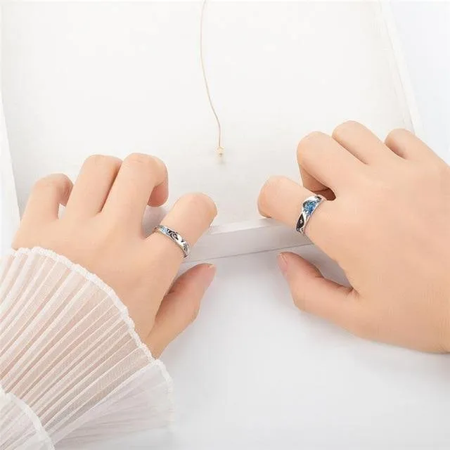 Ocean Memorial Couple Ring