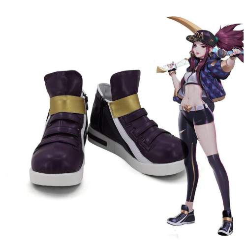 League Of Legends The Rogue Assassin Akali K/Da Skin Cosplay Shoes Boots