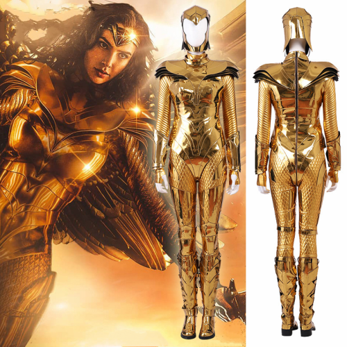 Wonder Woman  Ww84 Cosplay Costume Princess Diana Prince Gold Suit