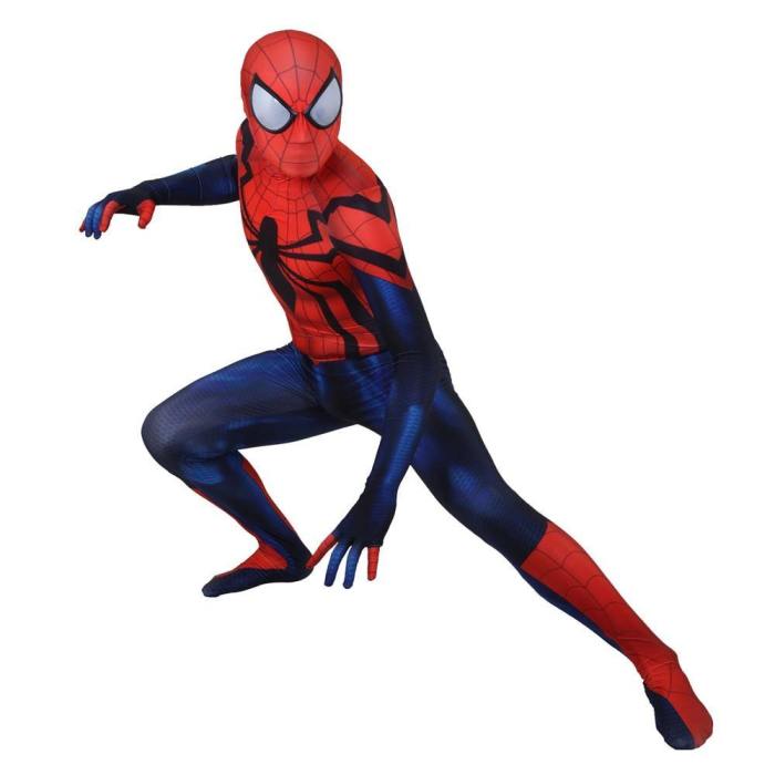Adult Kids Ben Reilly Spider Man Cosplay Costume Spiderman Bodysuit