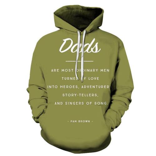 Dad Army Green 3D - Sweatshirt, Hoodie, Pullover