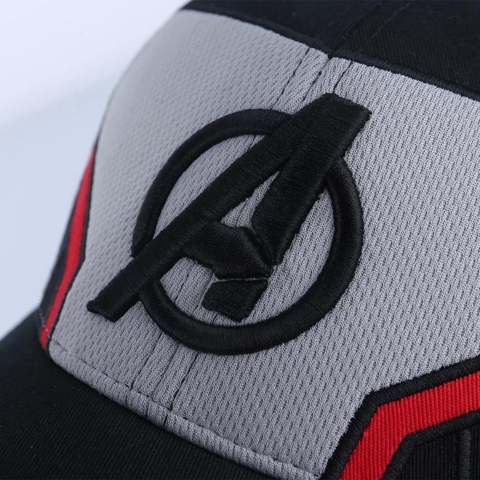 Movie Avengers 4 Endgame Cosplay Hats Quantum Realm Embroidery Adjustable Strapback Advanced Tech Baseball Caps Props Gift