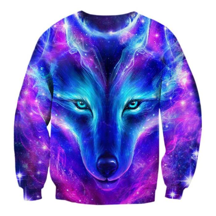 Galactic Wolf Sweatshirt/Hoodie