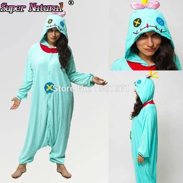 [22 Styles] Unicorn Monokuma Brown Bear Blue Shark Sloth Pajamas Pokemon Lemur Animal Kigurumi Onesies Cosplay