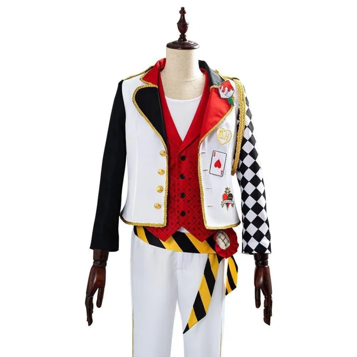 Game Twisted-Wonderland Alice In Wonderland Theme Ace Halloween Uniform Outfits Cosplay Costume