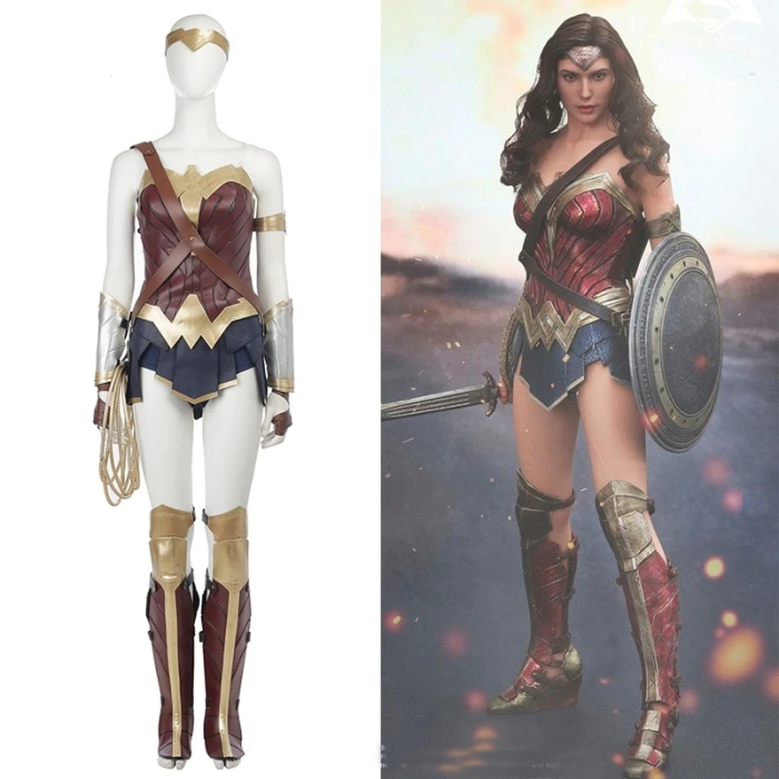 Wonder Woman Supergirl Diana Princess Halloween Sexy Dress Costumes