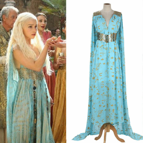 Mother Of Dragons Game Of Thrones Daenerys Targaryen Dress Costumes