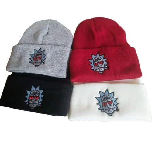Rick And Morty Beanie Winter Ski Warm Hat Cap Xmas Costumes Gifts