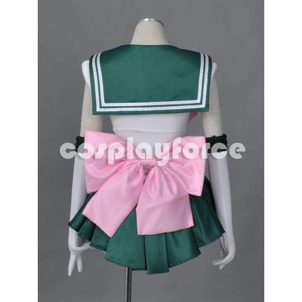Sailor Moon Sailor Jupiter  Cosplay Costume With Two Headwears