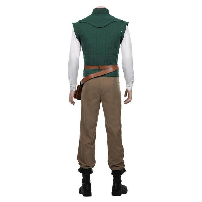 Tangled-Flynn Rider Vest Shirt Outfits Halloween Carnival Suit Cosplay Costume