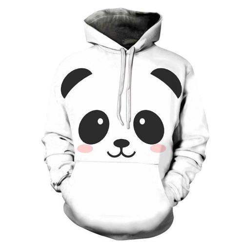 Panda Face 3D - Sweatshirt, Hoodie, Pullover