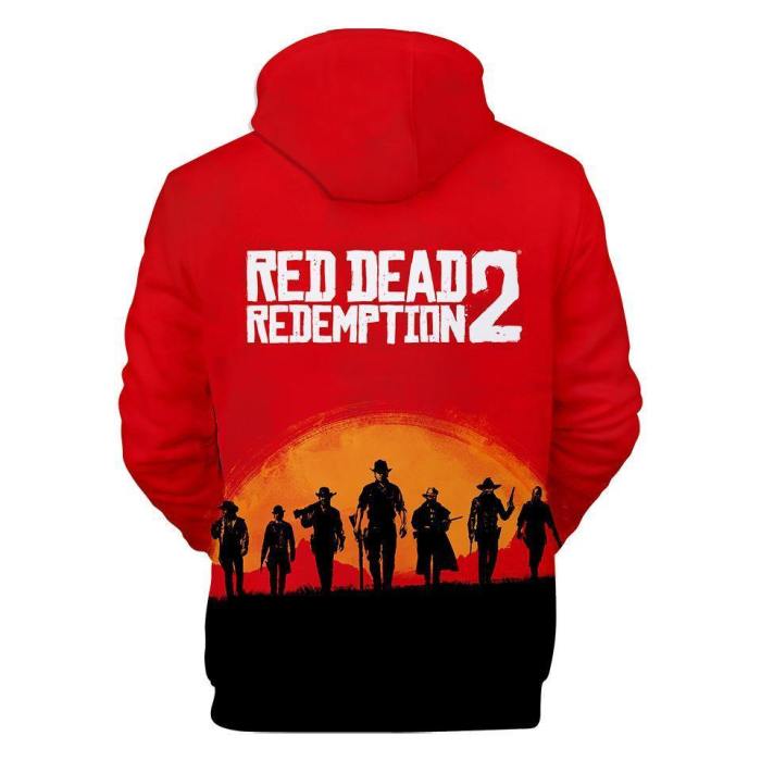 Game Red Dead Redemption 2 Cosplay Hoodies Sweatshirts