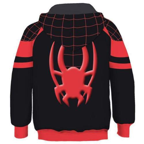 Ultimate Spider-Man Halloween Cosplay Costume Hoodie Jacket For Kids