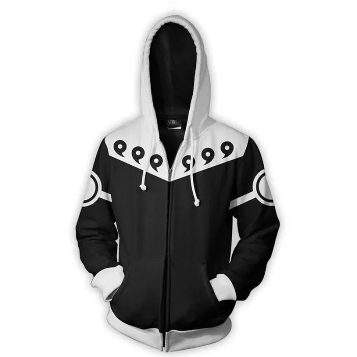 Naruto Hoodie - Rikudou Sennin Mode Black Hoodie