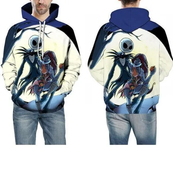 Sally Jack Sweatshirt Skellington 3D Hoodie