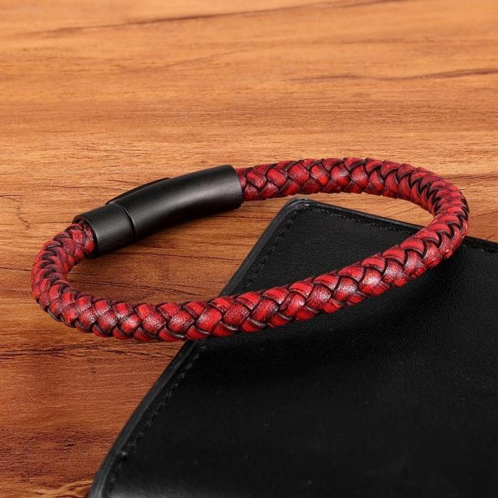 Classic Braided Leather Bracelet