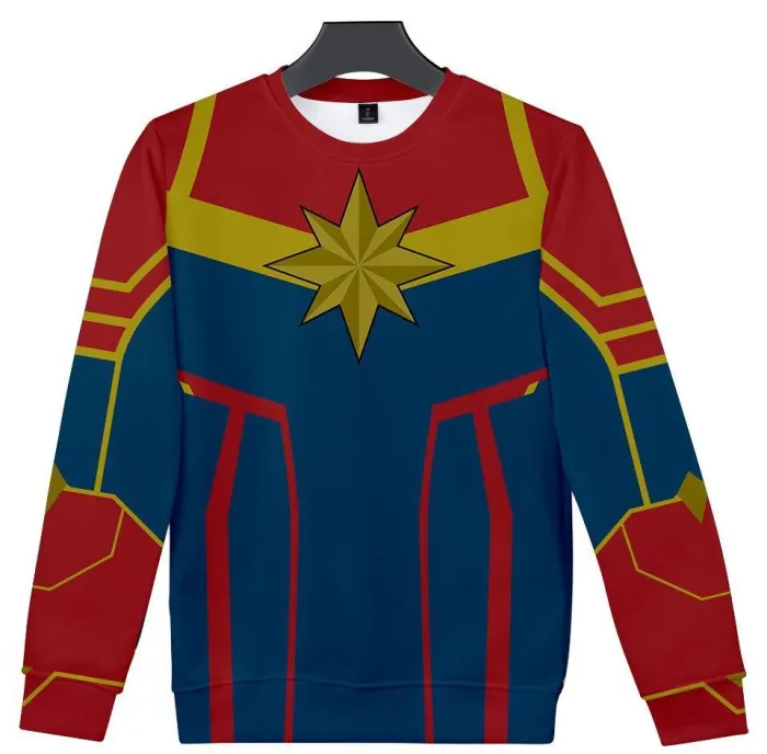 Captain Marvel Sweatshirt - Carol Danvers Sweatshirt