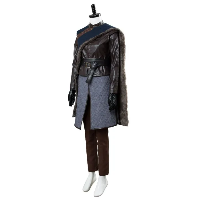 Game Of Thrones Arya Stark Season 8 S8 Outfit Cosplay Costume Adult