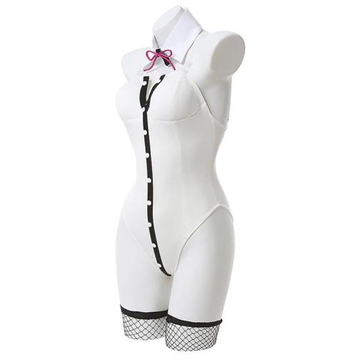 Danganronpa 2 Nanami Chiaki Bunny Girl Cosplay Jumpsuit Women Sexy Bodysuit Halloween Party Romper Cosplay Costume