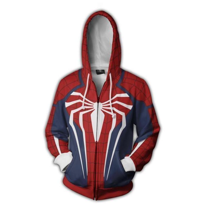 Spider-Man Hoodie - The Avengers Zip Up Hoodie Csos543
