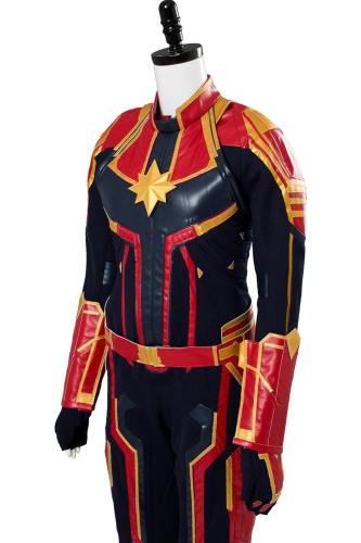 Avengers 4 Captain Marvel Carol Danvers Jumpsuit Outfit Female Super Hero Costume
