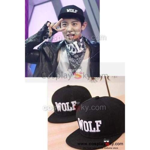 Exo Wolf Luhan Kris Black Baseball Cap Hat