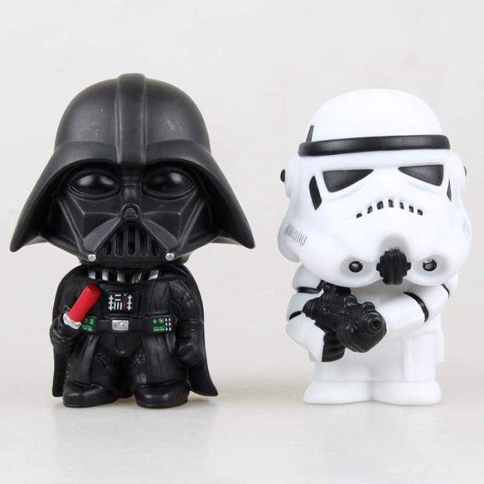 Marvel Star Wars Yoda Darth Vader Stormtrooper Action Figure Toys The Force Awakens Jedi Master Yoda Anime Figures Lightsaber