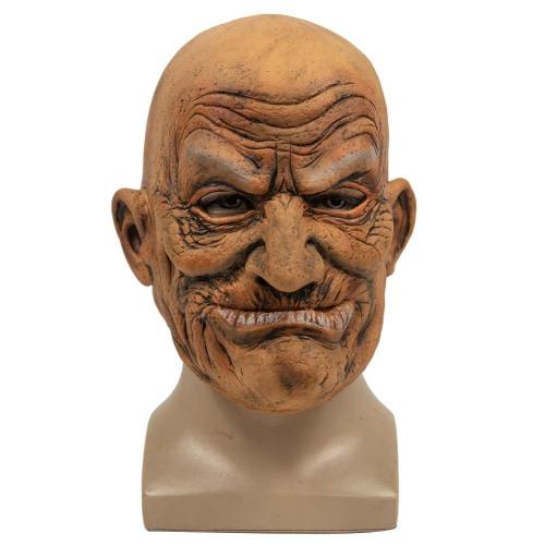 Halloween Old Man Mask Cosplay Realistic Grandfather Latex Masks