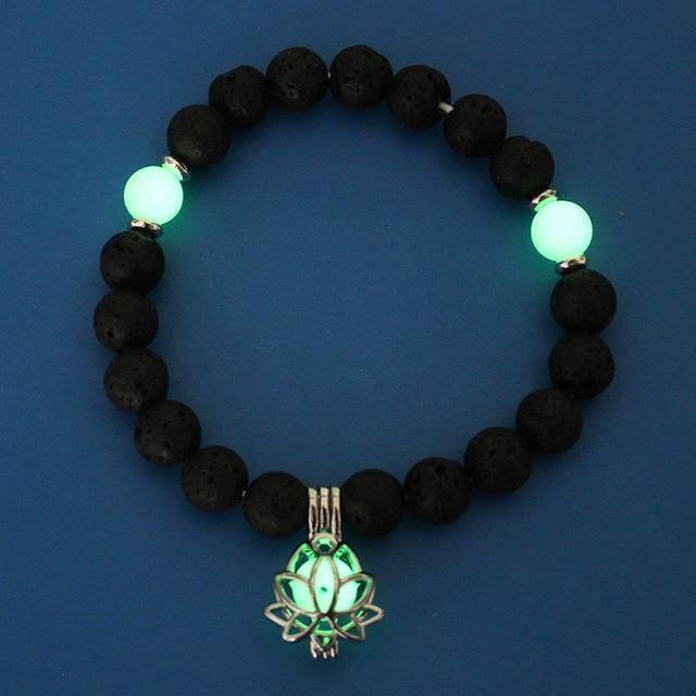 Glowing Lotus Bracelet